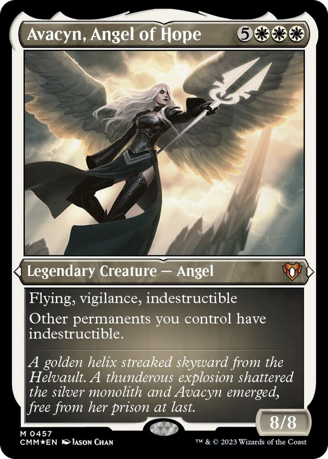 0457 Avacyn, Angel of Hope (Foil Etched) M Commander Masters