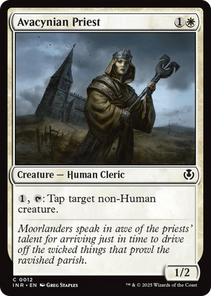0012 Avacynian Priest C Innistrad Remastered