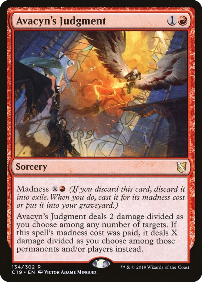 0134 Avacyn's Judgment R Commander 2019