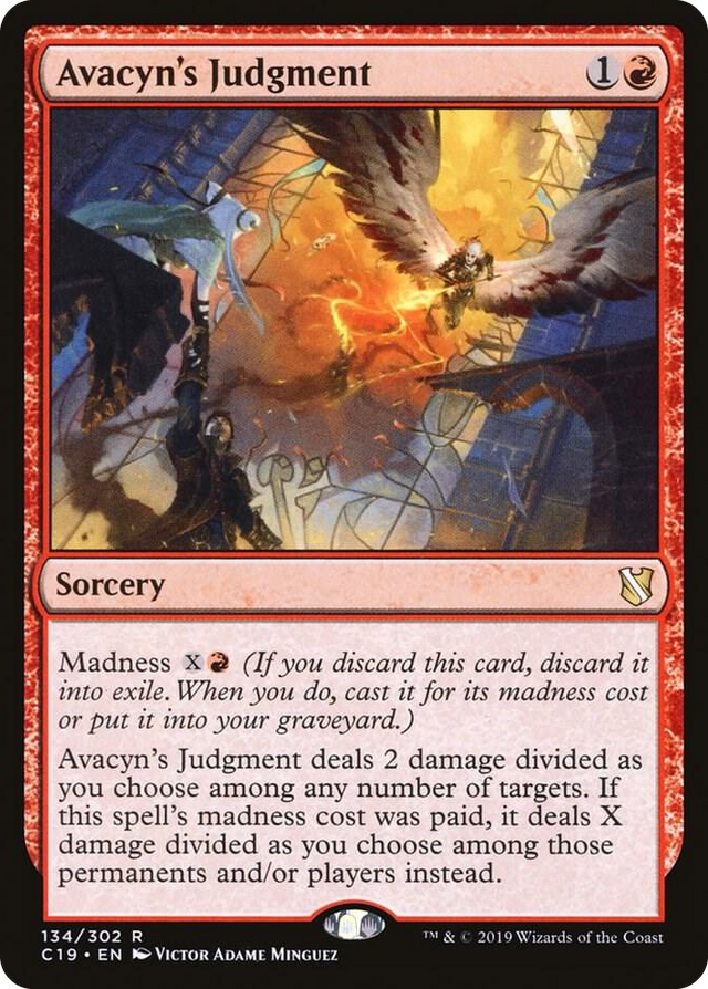 0134 Avacyn's Judgment R Commander 2019