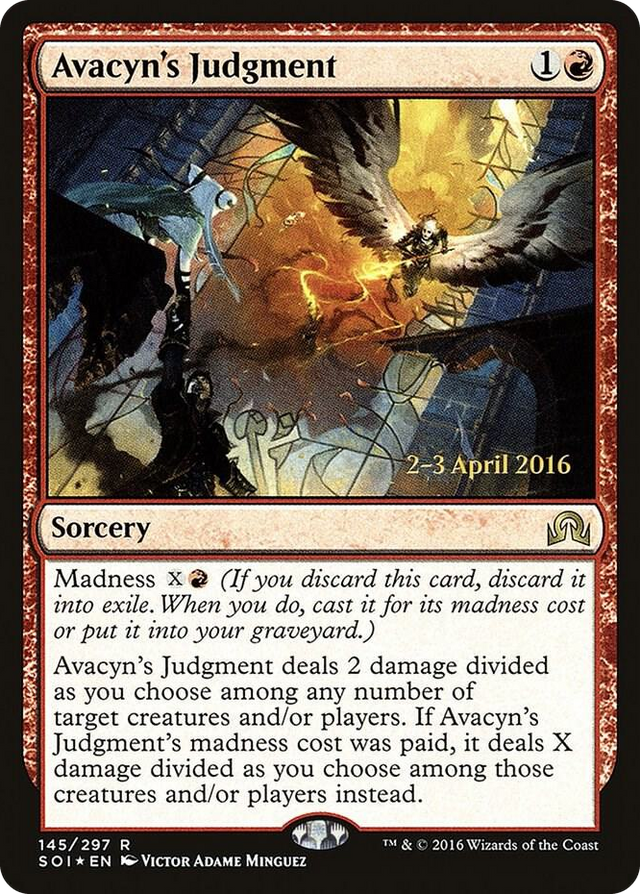 0145 Avacyn's Judgment R Prerelease Cards