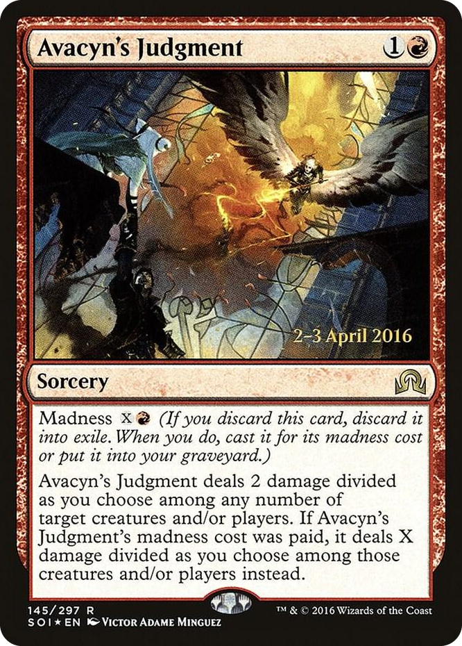 Avacyn's Judgment #145 R - Prerelease Cards Pokemon card
