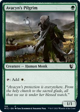 0132 Avacyn's Pilgrim C Commander: Innistrad: Midnight Hunt