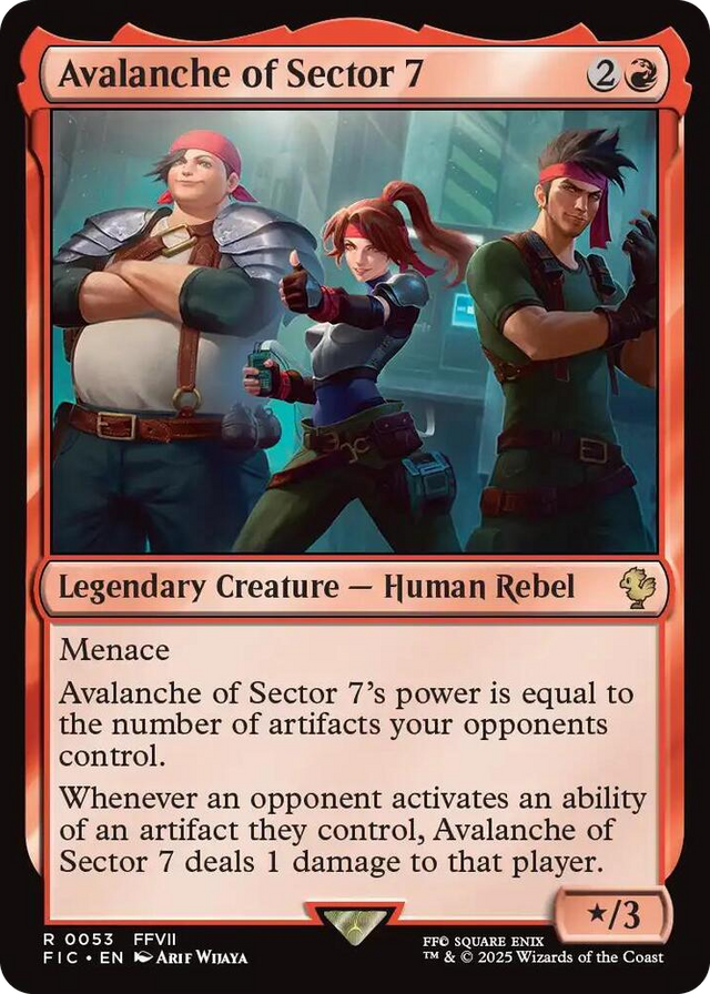 0053 Avalanche of Sector 7 R Commander: FINAL FANTASY