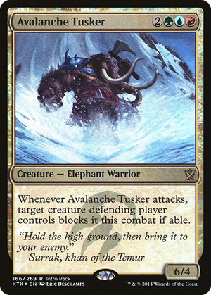 0166 Avalanche Tusker R Unique and Miscellaneous Promos