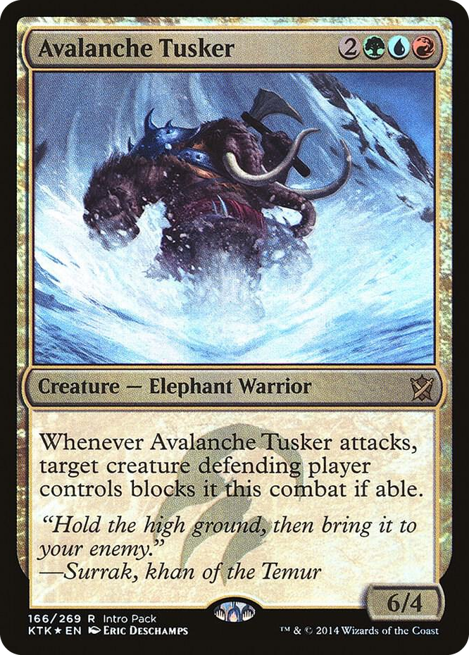 Avalanche Tusker #166 R - Unique and Miscellaneous Promos Pokemon card