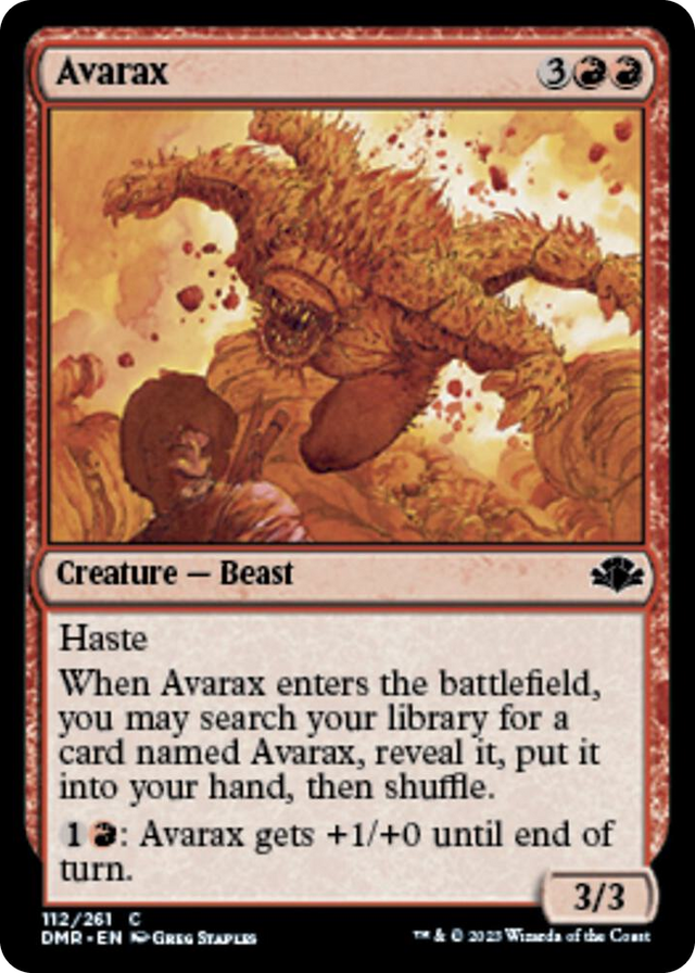 0112 Avarax C Dominaria Remastered