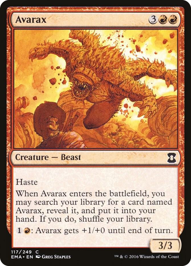 Avarax #117 C - Eternal Masters Pokemon card