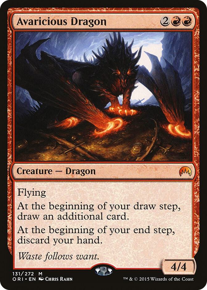 0131 Avaricious Dragon M Magic Origins