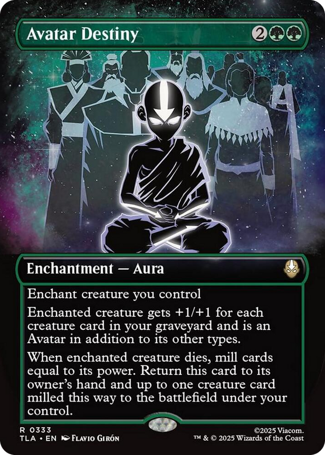 0333 Avatar Destiny (Borderless) R The Last Airbender
