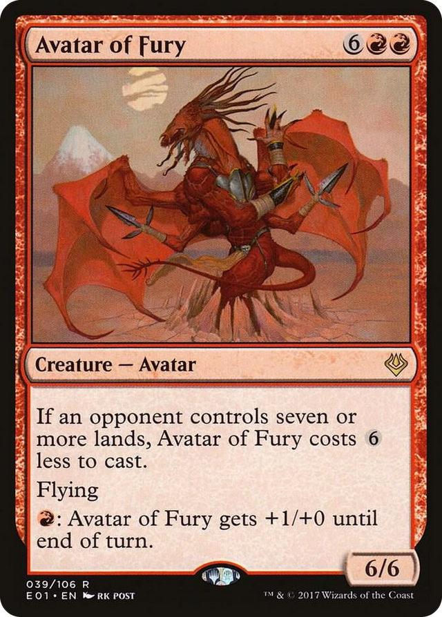 0039 Avatar of Fury R Archenemy: Nicol Bolas