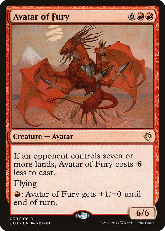 Avatar of Fury #39 R - Archenemy: Nicol Bolas Pokemon card