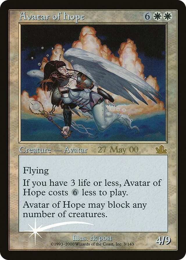 0003 Avatar of Hope P Prerelease Cards