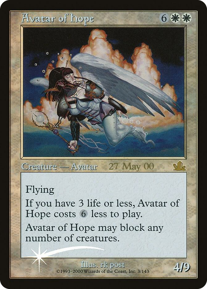 0003 Avatar of Hope P Prerelease Cards