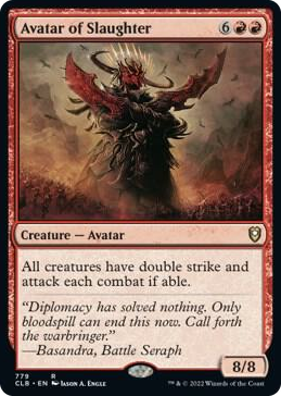 0779 Avatar of Slaughter R Commander Legends: Battle for Baldur's Gate