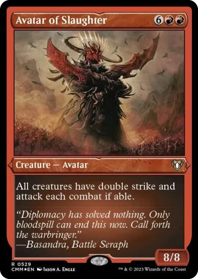0529 Avatar of Slaughter (Foil Etched) R Commander Masters