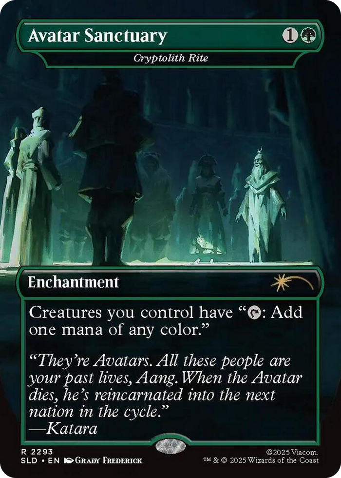 Avatar Sanctuary - Cryptolith Rite #2293 R - Secret Lair Drop Series Pokemon card