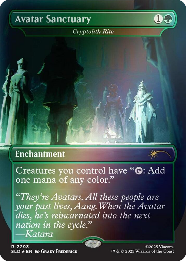 2293 Avatar Sanctuary - Cryptolith Rite (Rainbow Foil) R Secret Lair Drop Series
