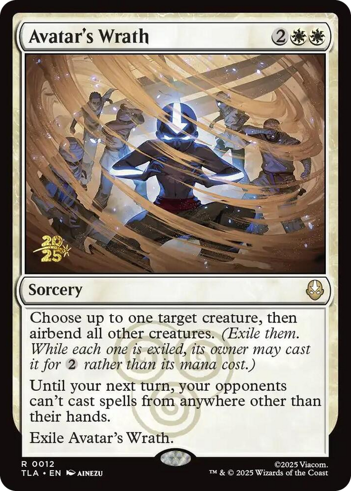Avatar's Wrath #12 R - Prerelease Cards Pokemon card