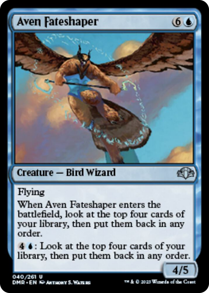 Aven Fateshaper #40 U - Dominaria Remastered Pokemon card