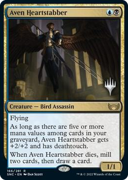 0166 Aven Heartstabber R Promo Pack: Streets of New Capenna