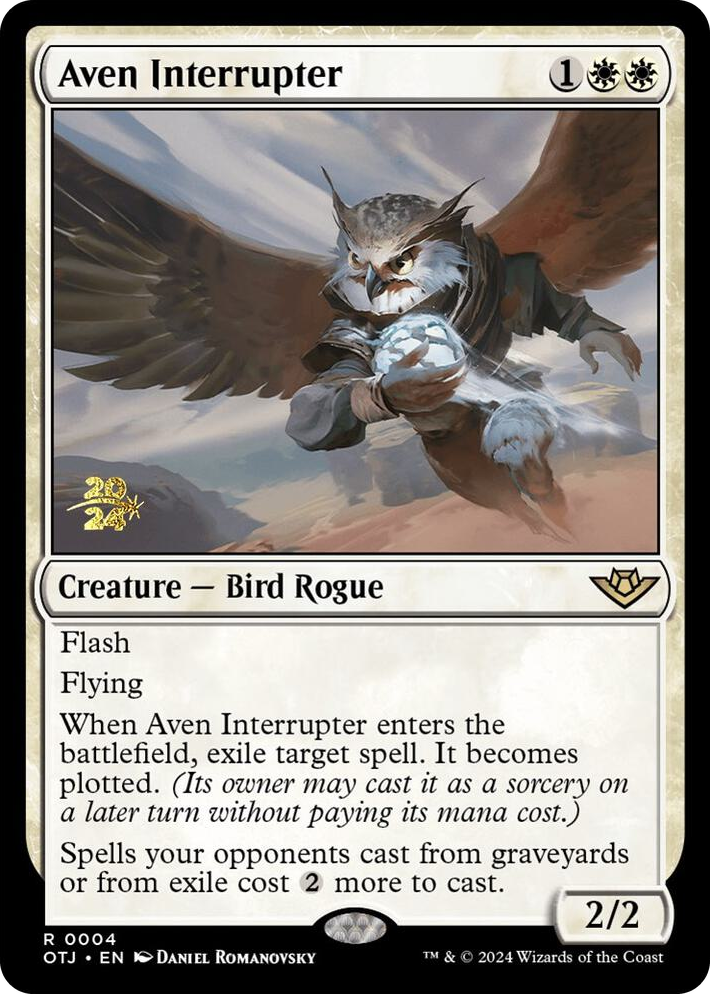 0004 Aven Interrupter R Prerelease Cards