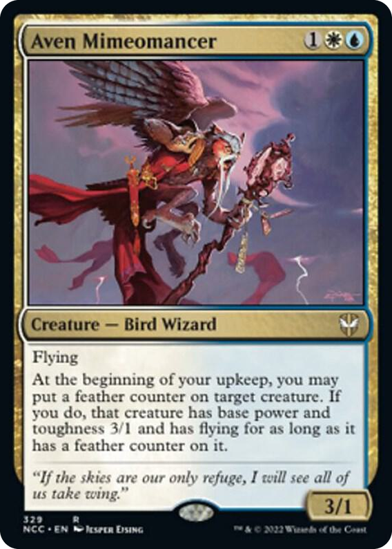 0329 Aven Mimeomancer R Commander: Streets of New Capenna