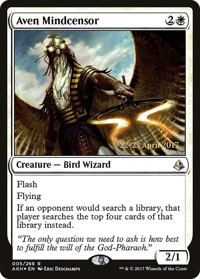0005 Aven Mindcensor R Prerelease Cards