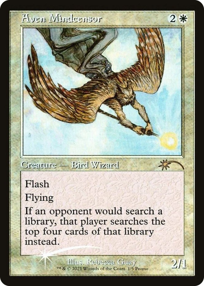 Aven Mindcensor (Retro Frame) #1 R - WPN & Gateway Promos Pokemon card