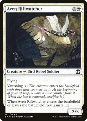 0001 Aven Riftwatcher C Eternal Masters