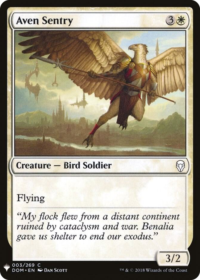 Aven Sentry #3 C - The List Reprints Pokemon card