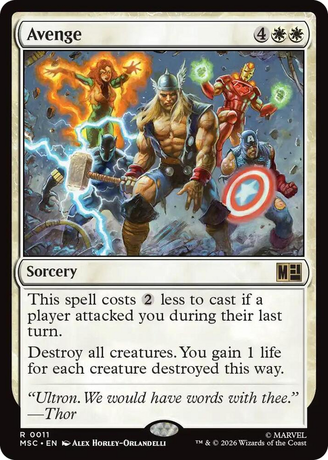 0011 Avenge R Commander: Marvel Super Heroes