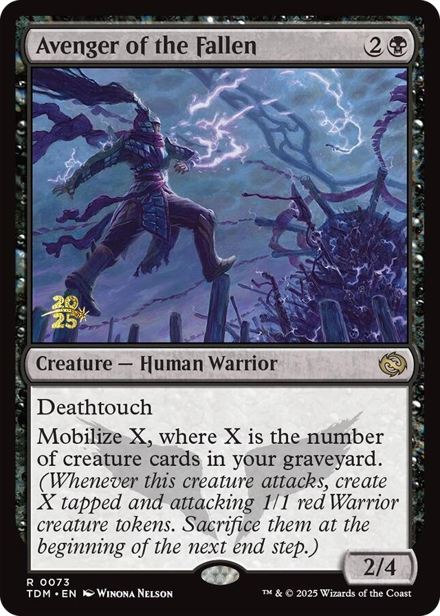 Avenger of the Fallen #73 R - Prerelease Cards Pokemon card