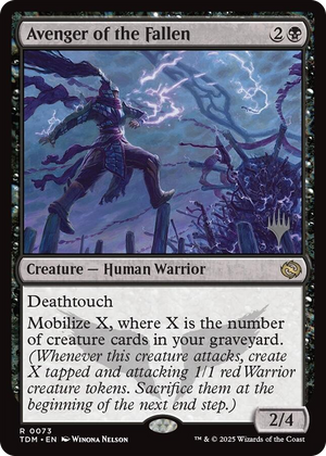 0073 Avenger of the Fallen R Promo Pack: Tarkir: Dragonstorm