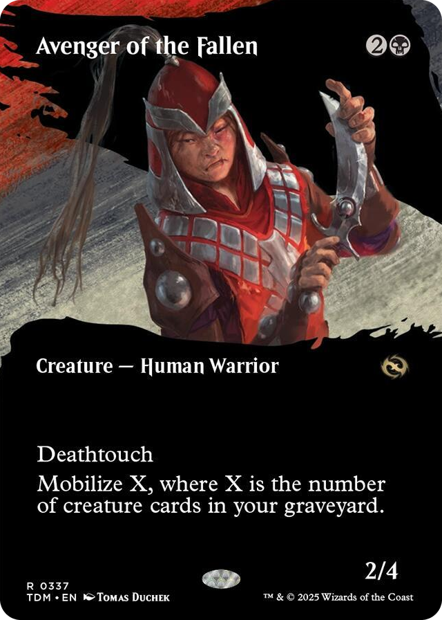 0337 Avenger of the Fallen (Borderless) R Dragonstorm