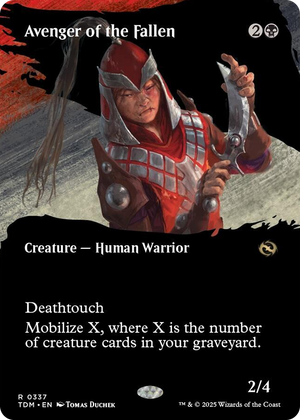0337 Avenger of the Fallen (Borderless) R Dragonstorm