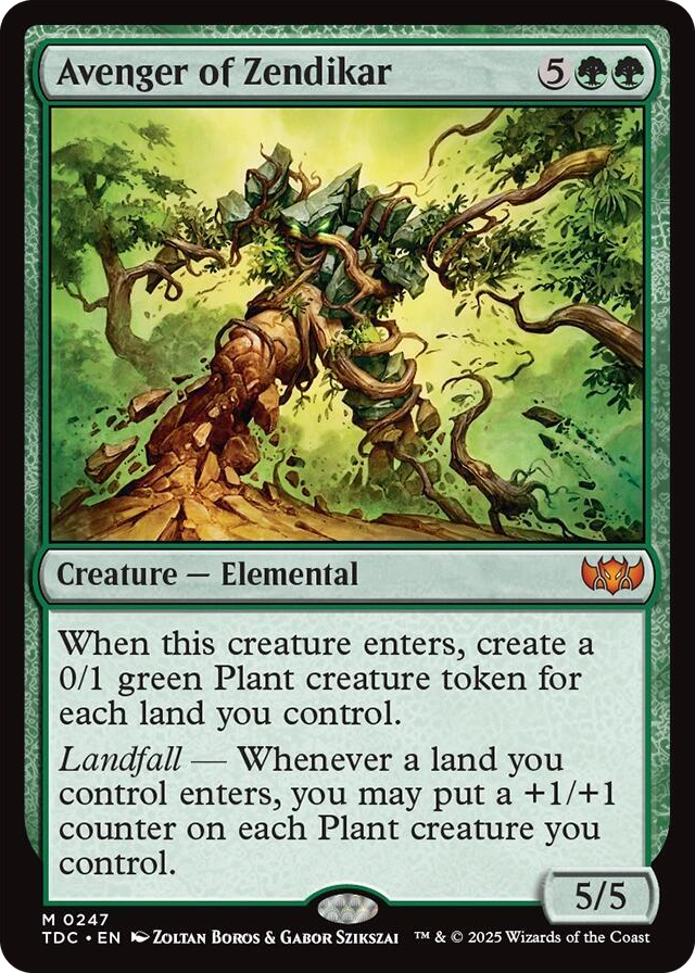 0247 Avenger of Zendikar M Commander: Tarkir: Dragonstorm