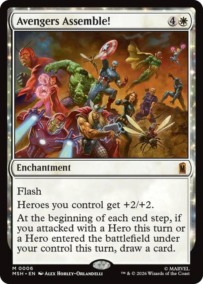 Avengers Assemble! #6 M - Marvel Super Heroes Pokemon card