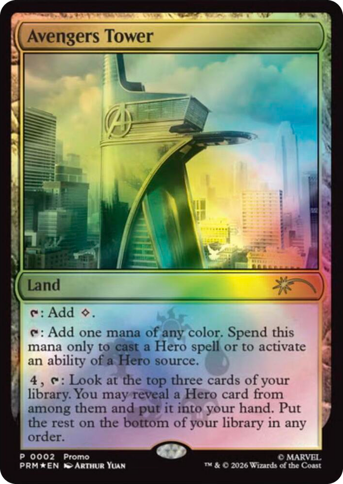 Avengers Tower #2 P - Unique and Miscellaneous Promos Pokemon card