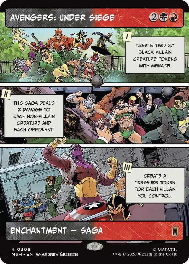 0306 Avengers: Under Siege (Borderless) R Marvel Super Heroes