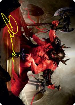 0020 Awaken the Blood Avatar Art Card (Gold-Stamped Signature) S Art Series: Strixhaven