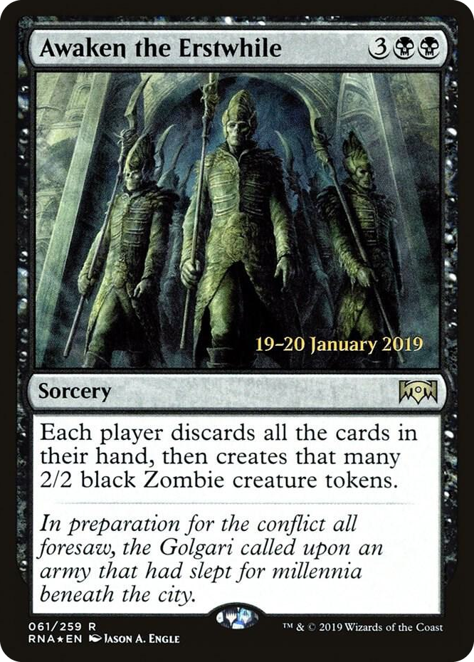 0061 Awaken the Erstwhile R Prerelease Cards