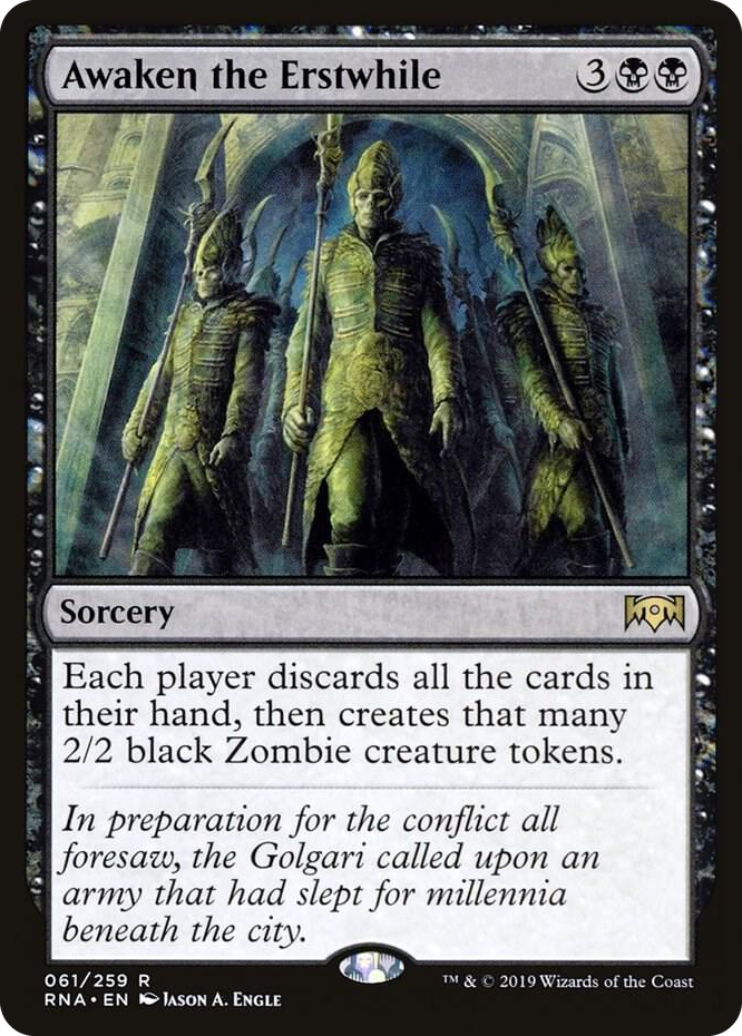 0061 Awaken the Erstwhile R Ravnica Allegiance