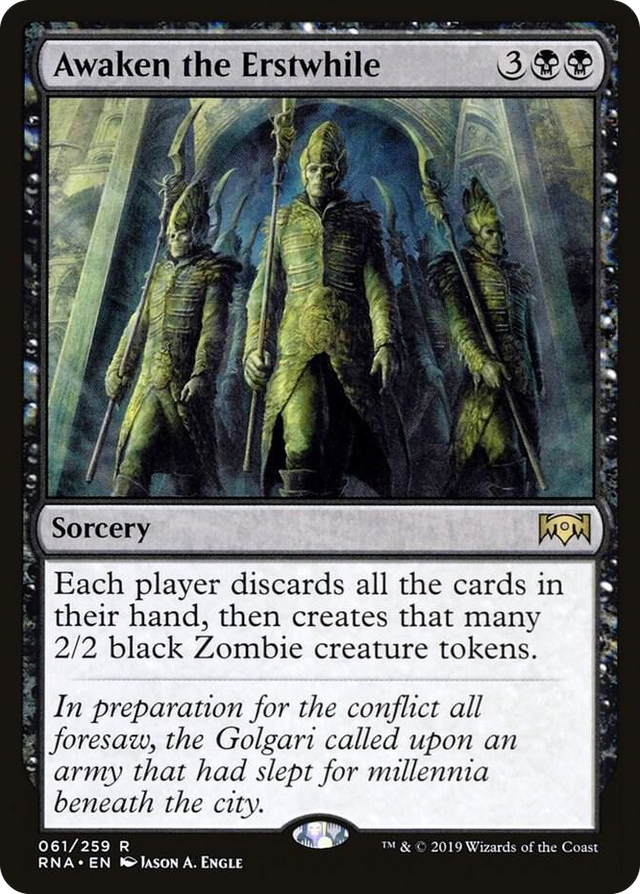 0061 Awaken the Erstwhile R Ravnica Allegiance