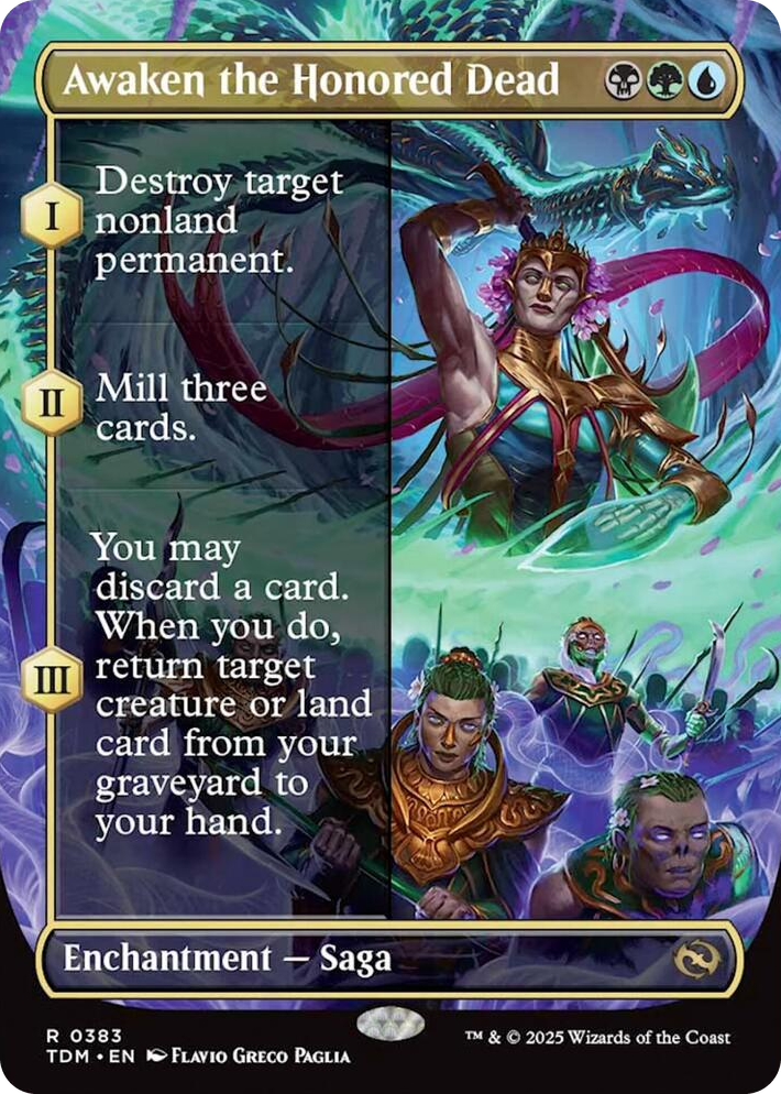 0383 Awaken the Honored Dead (Borderless) R Dragonstorm