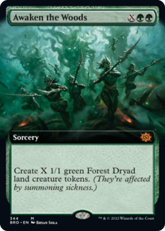 0344 Awaken the Woods (Extended Art) M The Brothers' War