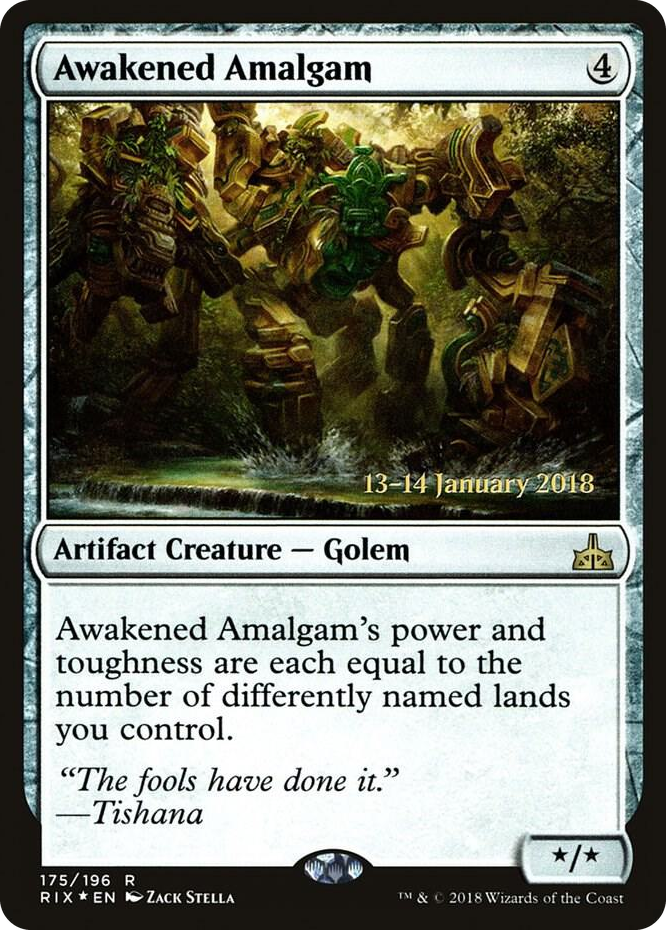 0175 Awakened Amalgam R Prerelease Cards