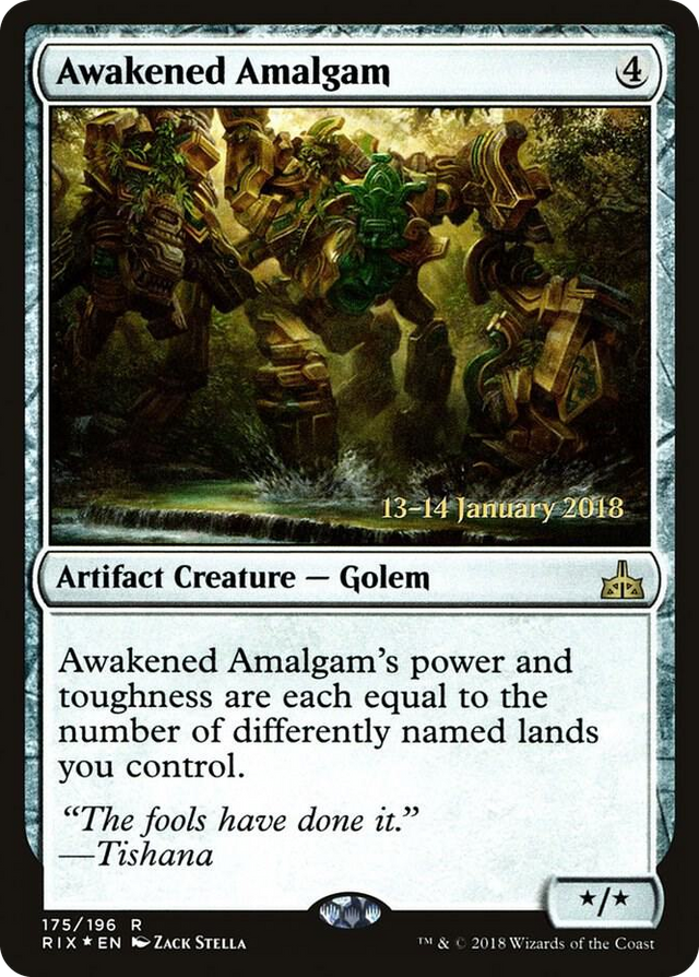 0175 Awakened Amalgam R Prerelease Cards