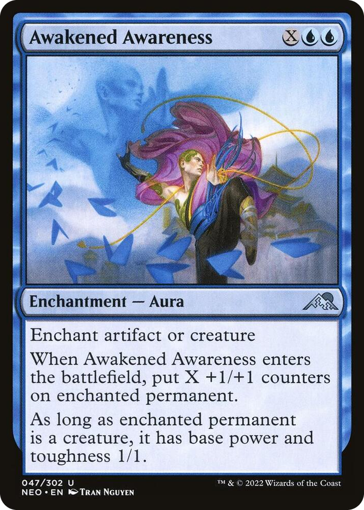 0047 Awakened Awareness U Kamigawa: Neon Dynasty