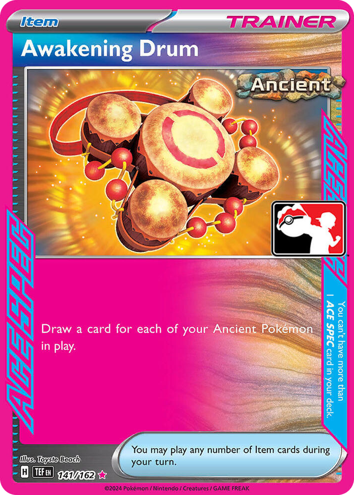 0141 Awakening Drum ACE SPEC Rare Prize Pack Series Cards